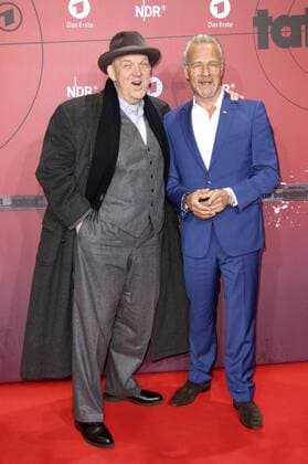 Dietmar Bär und Klaus J. Behrendt bei der Premiere des 1000. Tatort-Krimis Taxi nach Leipzig im Cinemaxx Dammtor. Hamburg, 11.11.2016 Foto:xgbrcix xFuturexImage