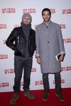 Filmpremiere Les tetes de L Emploi in Paris Philippe Lacheau et Tarek Boudali CELEBRITES : Avant premiere Tete de l Emploi - 14 11 2016 JBAutissier Panoramic 