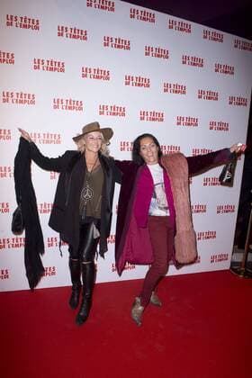 Filmpremiere Les tetes de L Emploi in Paris Olivia Zelter et Hermine Hermine de Clermont Tonnerre CELEBRITES : Avant premiere Tete de l Emploi - 14 11 2016 JBAutissier Panoramic 