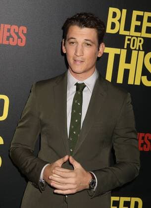 November 14, 2016 - New York, New York, U.S. - Actor MILES TELLER attends the New York premiere of Bleed For This held at the AMC Lincoln Square Theater. New York U.S. - ZUMAk03_ 20161114_zaf_k03_014