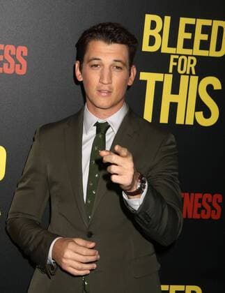 November 14, 2016 - New York, New York, U.S. - Actor MILES TELLER attends the New York premiere of Bleed For This held at the AMC Lincoln Square Theater. New York U.S. - ZUMAk03_ 20161114_zaf_k03_017