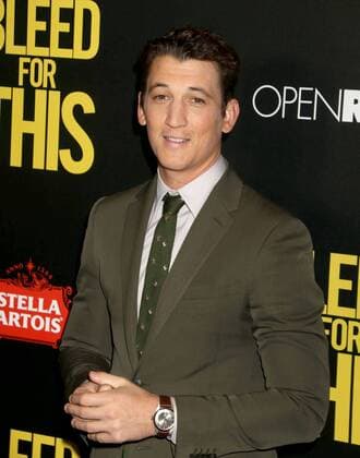 November 14, 2016 - New York, New York, U.S. - Actor MILES TELLER attends the New York premiere of Bleed For This held at the AMC Lincoln Square Theater. New York U.S. - ZUMAk03_ 20161114_zaf_k03_026