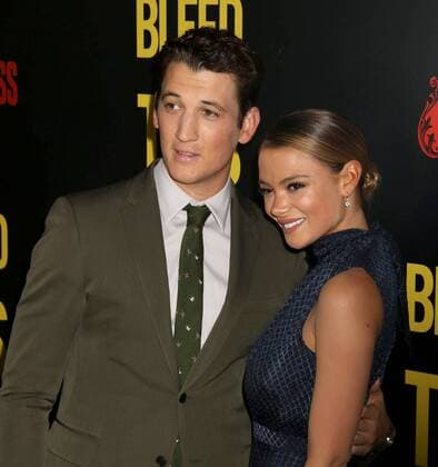 November 14, 2016 - New York, New York, U.S. - Actor MILES TELLER and his girlfriend KELEIGH SPERRY attend the New York premiere of Bleed For This held at the AMC Lincoln Square Theater. New York U.S. - ZUMAk03_ 20161114_zaf_k03_098