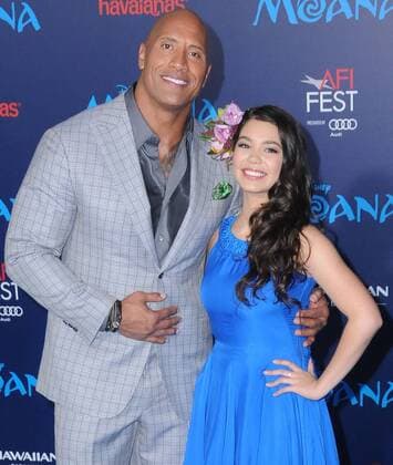 November 14, 2016 - Hollywood, CA, United States - 14 November 2016 - Hollywood, California. Dwayne Johnson, The Rock, Auli i Cravalho. AFI FEST 2016 Presented By Audi - Premiere Of Disney s Moana held at TCL Chinese Theater. Photo Credit: AdMedia Hollywood United States - ZUMAa123 20161114_zaa_a123_159