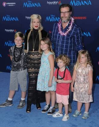 November 14, 2016 - Hollywood, CA, United States - 14 November 2016 - Hollywood, California. Tori Spelling, Dean McDermott. AFI FEST 2016 Presented By Audi - Premiere Of Disney s Moana held at TCL Chinese Theater. Photo Credit: AdMedia Hollywood United States - ZUMAa123 20161114_zaa_a123_223