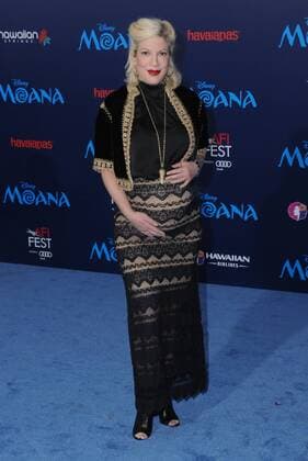 November 14, 2016 - Hollywood, CA, United States - 14 November 2016 - Hollywood, California. Tori Spelling. AFI FEST 2016 Presented By Audi - Premiere Of Disney s Moana held at TCL Chinese Theater. Photo Credit: AdMedia Hollywood United States - ZUMAa123 20161114_zaa_a123_244