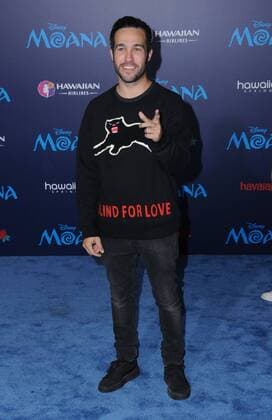 November 14, 2016 - Hollywood, CA, United States - 14 November 2016 - Hollywood, California. Pete Wentz. AFI FEST 2016 Presented By Audi - Premiere Of Disney s Moana held at TCL Chinese Theater. Photo Credit: AdMedia Hollywood United States - ZUMAa123 20161114_zaa_a123_269