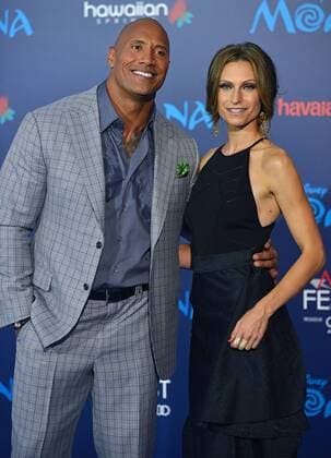 Dwayne Johnson and his girlfriend Lauren Hashian arrive at the world premiere of Walt Disney Animation Studios Moana at Hollywood s El Capitan Theatre in Los Angeles, California on November 14, 2016. The premiere is part of the lineup for AFI FEST 2016.  LAP20161114433 CHRISTINExCHEW