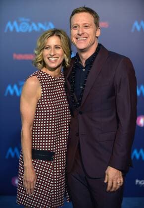 Actor Alan Tudyk and his wife Charissa Barton arrive at the world premiere of Walt Disney Animation Studios Moana at Hollywood s El Capitan Theatre in Los Angeles, California on November 14, 2016. The premiere is part of the lineup for AFI FEST 2016.  LAP20161114443 CHRISTINExCHEW