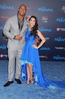 November 14, 2016 - Los Angeles, California, United States - November 14th 2016 - Los Angeles California USA - Actor DWAYNE JOHNSON, Actress AULI CRAVALHO at the Disney World Premiere Moana held at the El Capitan Theater, Hollywood, CA Los Angeles United States - ZUMAf05_ 20161114_zaf_f05_050