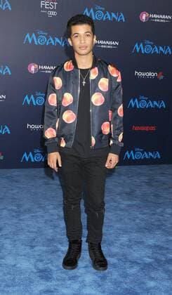 November 14, 2016 - Los Angeles, California, United States - November 14th 2016 - Los Angeles California USA - Actor JORDAN FISHER at the Disney World Premiere Moana held at the El Capitan Theater, Hollywood, CA Los Angeles United States - ZUMAf05_ 20161114_zaf_f05_090