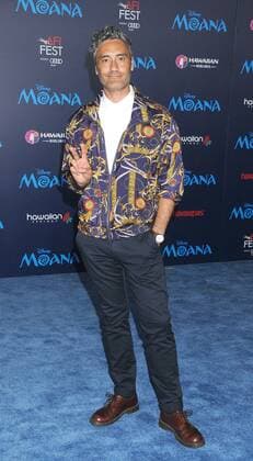 November 14, 2016 - Los Angeles, California, United States - November 14th 2016 - Los Angeles California USA - Actor TAIKA VAITITI at the Disney World Premiere Moana held at the El Capitan Theater, Hollywood, CA Los Angeles United States - ZUMAf05_ 20161114_zaf_f05_117