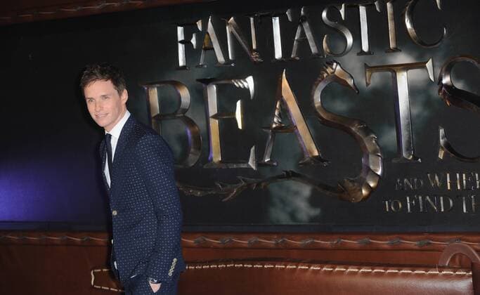 November 15, 2016 - London, England, United Kingdom - Eddie Redmayne attends the European premiere of Fantastic Beasts And Where To Find Them at Empire Leciester Square. London United Kingdom - ZUMAs147 20161115_zap_s147_023