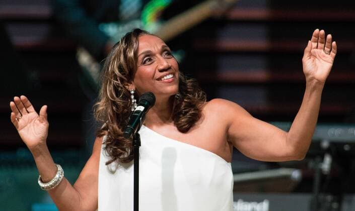 November 15, 2016 - Philadelphia, Pennsylvania, U.S - R&B singer, KATHY SLEDGE, performing at the Marian Anderson Award show in Philadelphia Pa. The 2016 Award was presented to Leon Huff, Kenny Gamble and Patti LaBelle Philadelphia U.S. - ZUMArf1_ 20161115_zaf_rf1_014