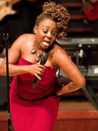 November 15, 2016 - Philadelphia, Pennsylvania, U.S - Grammy nominated R&B singer, LEDISI, performing at the Marian Anderson Award show in Philadelphia Pa. The 2016 Award was presented to Leon Huff, Kenny Gamble and Patti LaBelle Philadelphia U.S. - ZUMArf1_ 20161115_zaf_rf1_005