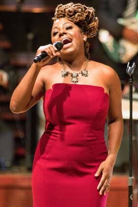 November 15, 2016 - Philadelphia, Pennsylvania, U.S - Grammy nominated R&B singer, LEDISI, performing at the Marian Anderson Award show in Philadelphia Pa. The 2016 Award was presented to Leon Huff, Kenny Gamble and Patti LaBelle Philadelphia U.S. - ZUMArf1_ 20161115_zaf_rf1_017
