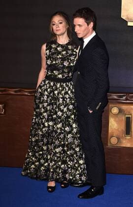 Fantastic Beasts And Where To Find Them London, UK Hannah Bagshawe and Eddie Redmayne at The European Premiere of Fantastic Beasts And Where To Find Them held at Odeon Leicester Square, London on Tues 15 November 2016 LMK392-62756-161116 