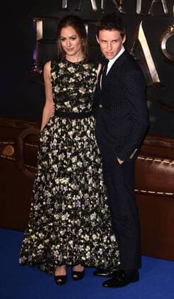 Fantastic Beasts And Where To Find Them London, UK Hannah Bagshawe and Eddie Redmayne at The European Premiere of Fantastic Beasts And Where To Find Them held at Odeon Leicester Square, London on Tues 15 November 2016 LMK392-62756-161116 