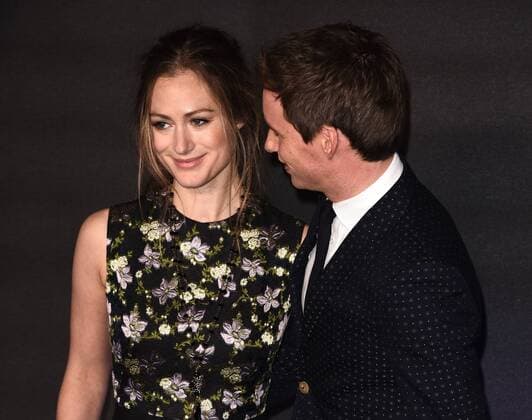 Fantastic Beasts And Where To Find Them London, UK Hannah Bagshawe and Eddie Redmayne at The European Premiere of Fantastic Beasts And Where To Find Them held at Odeon Leicester Square, London on Tues 15 November 2016 LMK392-62756-161116 