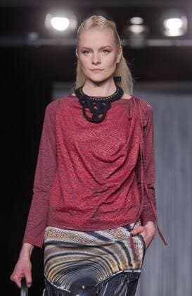 November 15, 2016 - Budapest, Hungary - Model presents a creation from Lucky Shepherd Designer Store at Budapest Fashion Night on Nov 15, 2016 at Boscolo Hotel in Budapest, Hungary. Budapest Hungary  - ZUMAn230 20161115_zaa_n230_319