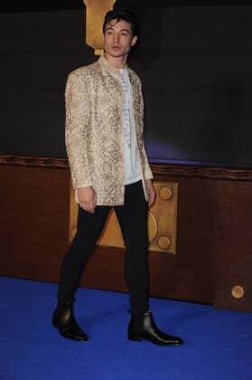 Ezra Miller attends the European Premiere of Fantastic Beasts And Where To Find Them at the Odeon, Leicester Square, London. NOVEMBER 15th 2016  TSTx163556