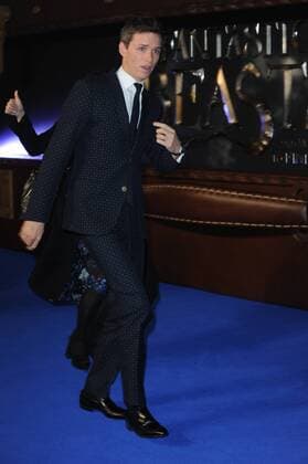 Eddie Redmayne attends the European Premiere of Fantastic Beasts And Where To Find Them at the Odeon, Leicester Square, London. NOVEMBER 15th 2016  TSTx163556