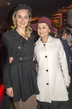 Anne-Catrin Wahls (ehemals Märzke) und Sarah Alles bei der Premiere des Kinofilms Phantastische Tierwesen und wo sie zu finden sind im CineStar Sony Center. Berlin, 15.11.2016 Foto:xK.xWernerx xFuturexImage