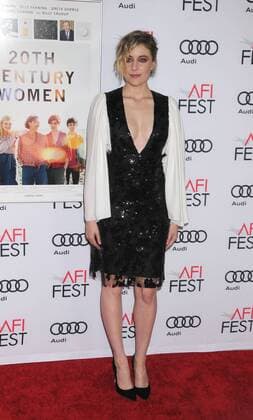 November 16, 2016 - Los Angeles, California, United States - November 16th 2016 - Los Angeles California USA - Actress GRETA GERWIG at the AFI Film Festival Tribute to Annette Bening Gala Screening 20th Century Woman held at the TCL Chinese Theater, Hollywood, CA Los Angeles United States - ZUMAf05_ 20161116_zaf_f05_003