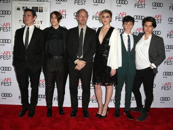 November 16, 2016 - Hollywood, California, United States - 16 November 2016 - Hollywood, California - Billy Crudup, Mike Mills, Greta Gerwig, Lucas Jade Zumann, Megan Ellison, Chelsea Barnard. AFI FEST 2016 Presented By Audi - A Tribute To Annette Bening And Gala Screening Of A24 s s 20th Century Women held at TCL Chinese Theatre. Photo Credit: AdMedia Hollywood United States - ZUMAa123 20161116_zaa_a123_152