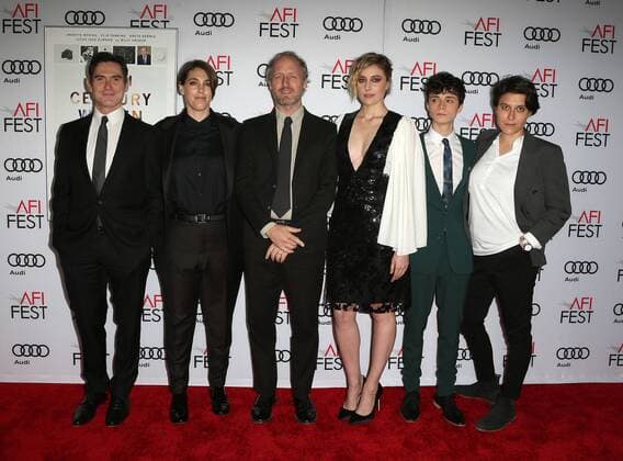 November 16, 2016 - Hollywood, California, United States - 16 November 2016 - Hollywood, California - Billy Crudup, Mike Mills, Greta Gerwig, Lucas Jade Zumann, Megan Ellison, Chelsea Barnard. AFI FEST 2016 Presented By Audi - A Tribute To Annette Bening And Gala Screening Of A24 s s 20th Century Women held at TCL Chinese Theatre. Photo Credit: AdMedia Hollywood United States - ZUMAa123 20161116_zaa_a123_161
