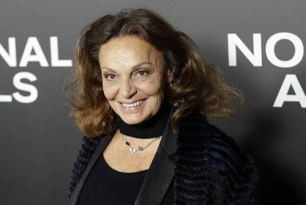 Diane Von Furstenberg arrives on the red carpet at the Nocturnal Animals premiere at The Paris Theatre on November 17, 2016 in New York City.  NYP20161117104 JOHNxANGELILLO