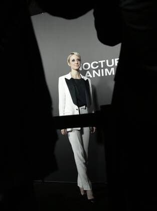 Andrea Riseborough arrives on the red carpet at the Nocturnal Animals premiere at The Paris Theatre on November 17, 2016 in New York City.  NYP20161117125 JOHNxANGELILLO
