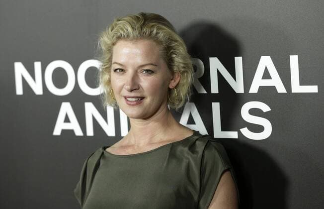 Gretchen Mol arrives on the red carpet at the Nocturnal Animals premiere at The Paris Theatre on November 17, 2016 in New York City.  NYP20161117129 JOHNxANGELILLO