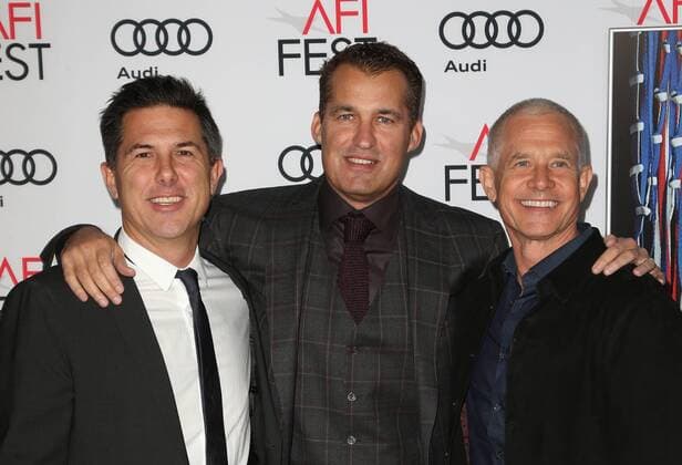 November 17, 2016 - Hollywood, CA, United States - 17 November 2016 - Hollywood, California - Dylan Clark, Scott Stuber, Hutch Parker. AFI FEST 2016 - Closing Gala - Premiere Of Patriot s Day held at The TCL Chinese Theatre. Photo Credit: AdMedia Hollywood United States - ZUMAa123 20161117_zaa_a123_302
