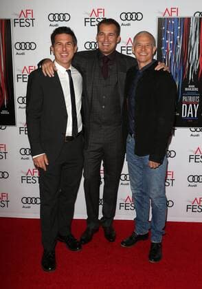 November 17, 2016 - Hollywood, CA, United States - 17 November 2016 - Hollywood, California - Dylan Clark, Scott Stuber, Hutch Parker. AFI FEST 2016 - Closing Gala - Premiere Of Patriot s Day held at The TCL Chinese Theatre. Photo Credit: AdMedia Hollywood United States - ZUMAa123 20161117_zaa_a123_324