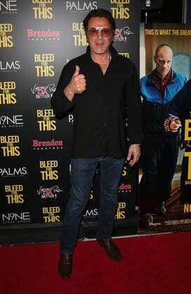 November 17, 2016 - Las Vegas, NV, United States - 17 November 2016 - Las Vegas, NV - Frank Stallone. Bleed for This Las Vegas Premiere at Brenden Theatres at Palms Las Vegas. Photo Credit: MJT AdMedia Las Vegas United States - ZUMAa123 20161117_zaa_a123_447