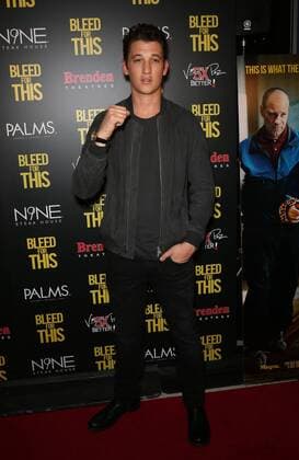 November 17, 2016 - Las Vegas, NV, United States - 17 November 2016 - Las Vegas, NV - Miles Teller. Bleed for This Las Vegas Premiere at Brenden Theatres at Palms Las Vegas. Photo Credit: MJT AdMedia Las Vegas United States - ZUMAa123 20161117_zaa_a123_448