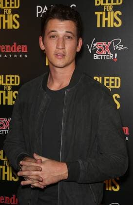 November 17, 2016 - Las Vegas, NV, United States - 17 November 2016 - Las Vegas, NV - Miles Teller. Bleed for This Las Vegas Premiere at Brenden Theatres at Palms Las Vegas. Photo Credit: MJT AdMedia Las Vegas United States - ZUMAa123 20161117_zaa_a123_450
