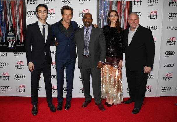 November 17, 2016 - Hollywood, CA, United States - 17 November 2016 - Hollywood, California - Alex Wolff, Kevin Bacon, Michael Beach, Michelle Monaghan, James DuMont.. AFI FEST 2016 - Closing Gala - Premiere Of Patriot s Day held at The TCL Chinese Theatre. Photo Credit: AdMedia Hollywood United States - ZUMAa123 20161117_zaa_a123_434