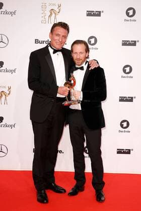 Oliver Masucci und Fabian Busch bei der Verleihung Bambi 2016 am 17.11.2016 in Berlin Bambi 2016 Verleihung in Berlin 