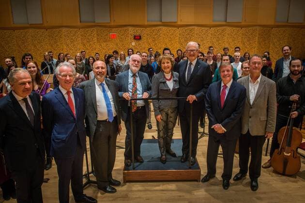 17-11-2016 New York Princess Margriet and Pieter van Vollenhoven during the rehearsel of the baroque orchestra and choir of the Koninklijk Conservatorium and the Juilliard school in New York. More than 63 top talents of both academies played the Hohe Messe of J.S. Bach.  Copyright: xPPE RxClementx
