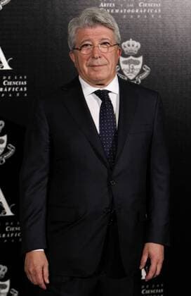 Spanish producer and President of Atletico de Madrid Enrique Cerezo poses as he arrives at the Gold Medal of the Academy 2016 awarded to Spanish actor and filmmaker Santiago Segura, in Madrid, Spain, 18 November 2016. EFE Javier Lopez SANTIAGO SEGURA RECEIVES THE GOLD MEDAL OF THE ACADEMY !ACHTUNG: NUR REDAKTIONELLE NUTZUNG!  MAD002 20161118-636151044379216374