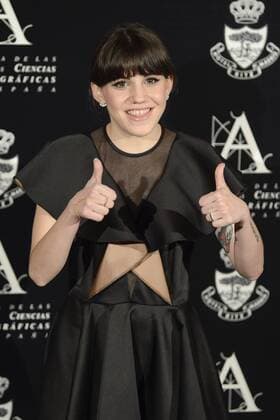 Angy Fernandez attends to the photocall during the delivery of the Golden Medal of the Spanish Cinema Academic to Santiago Segura at Ritz Hotel in Madrid. November 18, Spain. 2016.  (20161118033)