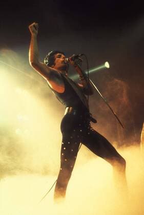 IMAGO ICONS: Freddie Mercury June 24, 2008 - QUEEN 1973.FREDDIE MERCURY (LEAD SINGER). IAN DICKSON- - ZUMAg49_ 20080624_gaf_g49_010