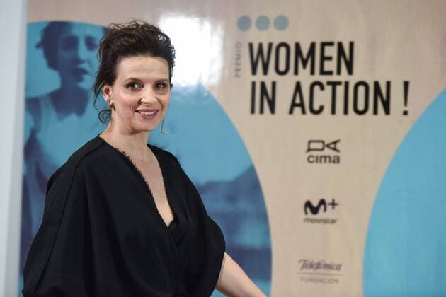 Juliette Binoche at the Woman in Action award given to Juliette Binoche. Cordon Press  DiegoxPuerta