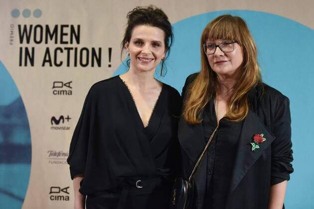 Juliette Binoche at the Woman in Action award given to Juliette Binoche. Cordon Press  DiegoxPuerta