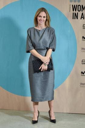 Genoveva Casanova at the Woman in Action award given to Juliette Binoche. Cordon Press  DiegoxPuerta