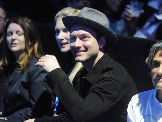 Tennis - 2016 ATP World Tour Finals at The O2 - Day Eight Singles Final: Andy Murray (Great Britain) vs. Novak Djokovic (Serbia) Actor Jude Law watches the final -  Mens singles Final