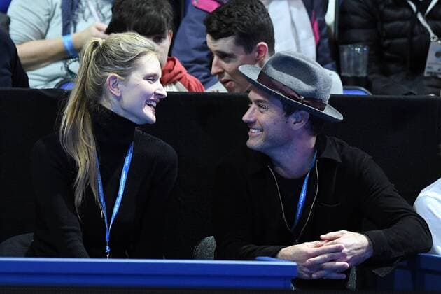 Jude Law and Phillipa Coan TENNIS : ATP FINALS 2016 antoinecouvercelle panoramic 