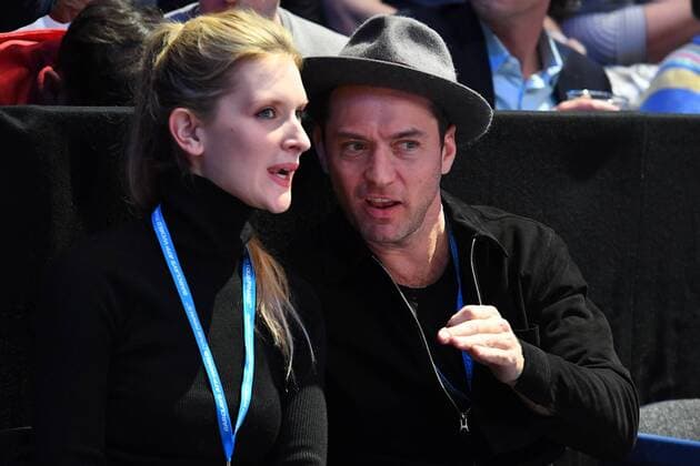 Jude Law and Phillipa Coan TENNIS : ATP FINALS 2016 antoinecouvercelle panoramic 